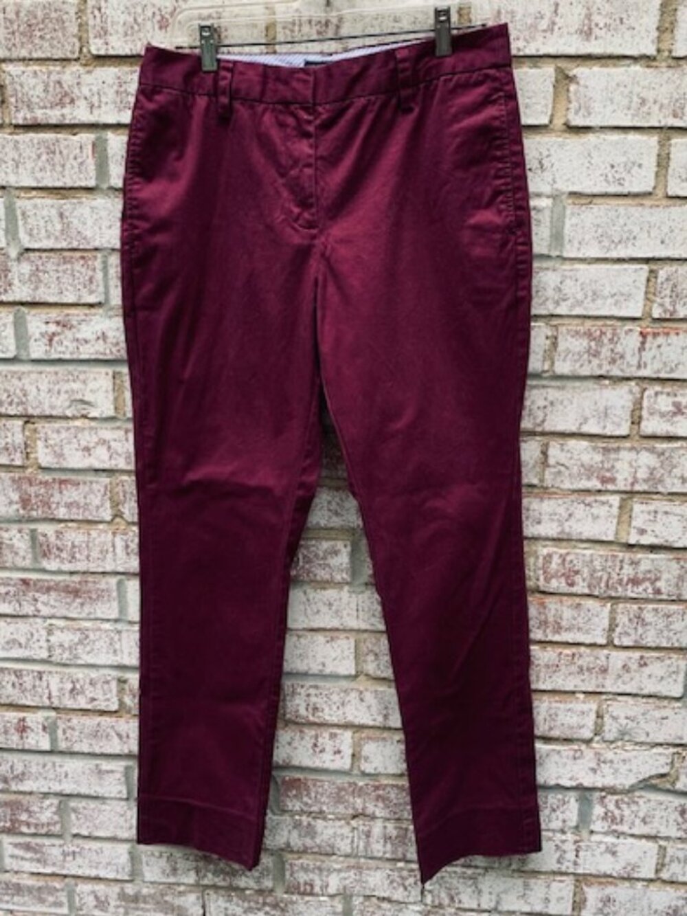 Lands' End Wine color pants size 8
